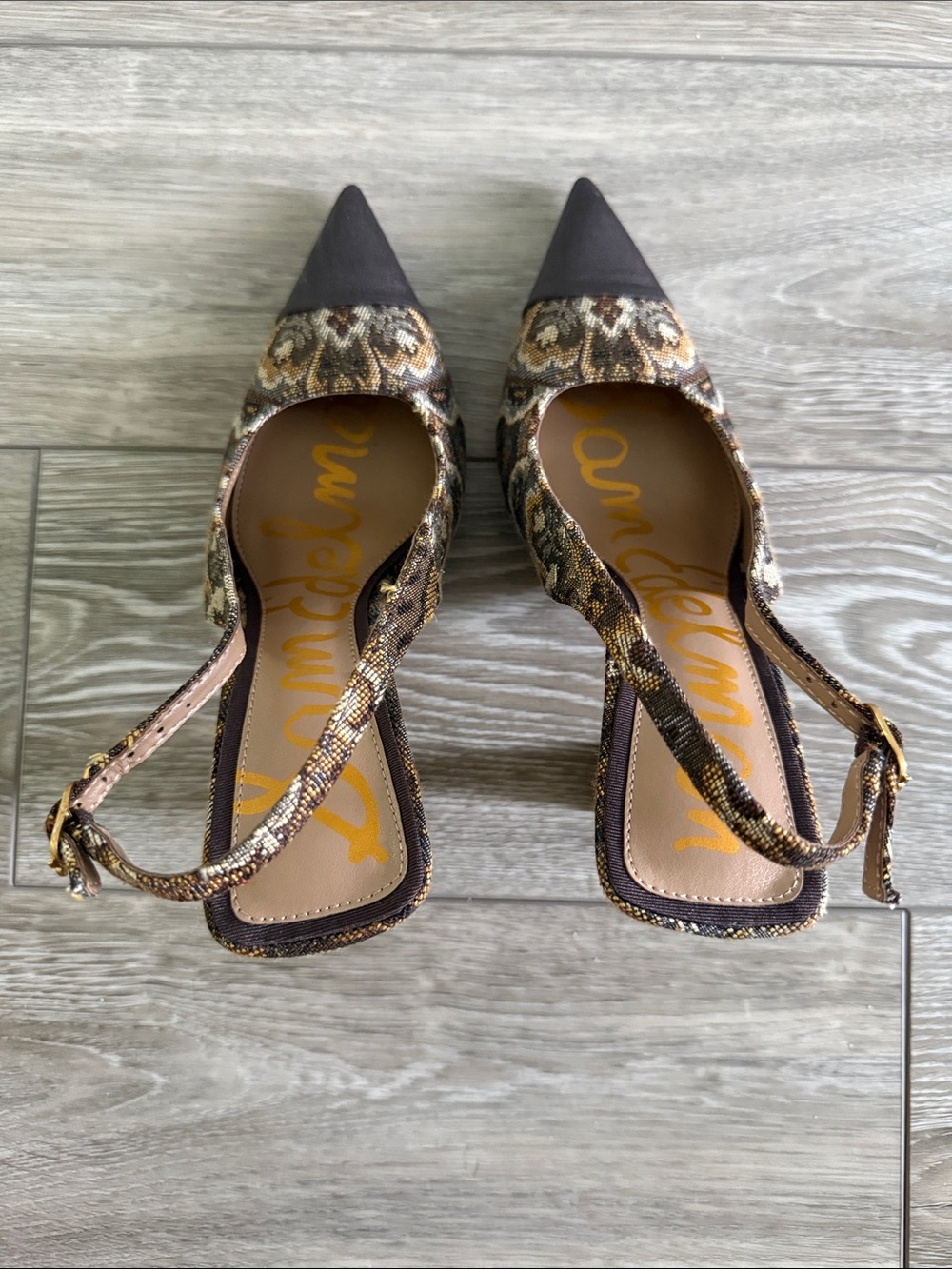 NWT Sam Edelman Sling back Heels, Sz 6.5 - Picture 9 of 9